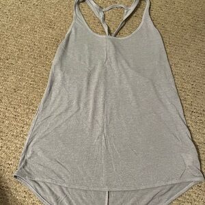 Gray Sleeveless Women's Top